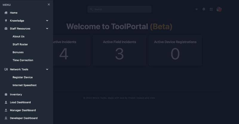 Homepage UI